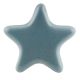 Solid Grey Star Ceramic Cabinet Knob